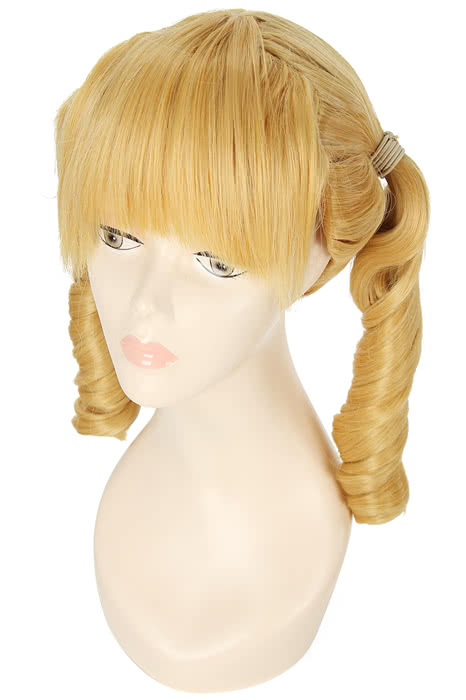40 cm Madoka Magica / Tomoe Mami Medium Long Butterscotch Cosplay Party Hair Perücke