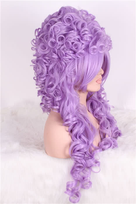 80 cm langer Lavendel Marie Antoinette Anime Cosplay -Perücke