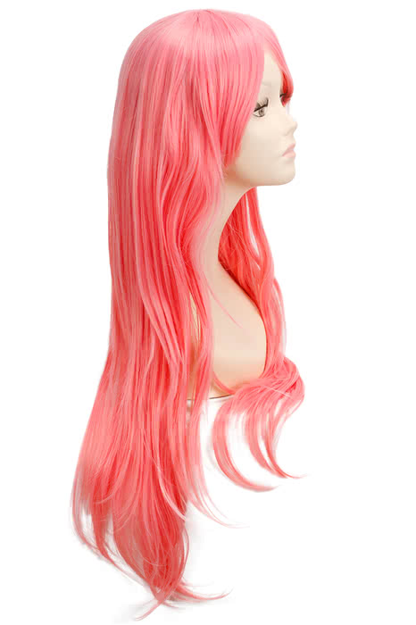 80 cm lang rosa neue Luka Straight Mody Women Cosplay Synthetic Hair Perücken