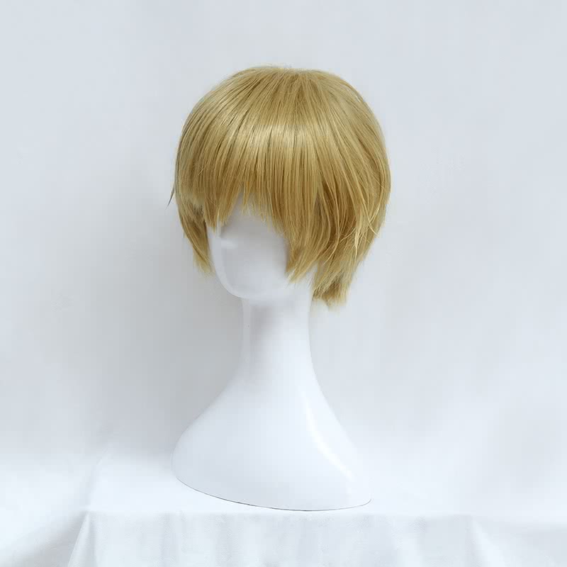 32 cm kurz gelb Durarara Shizuo Heiwajima Cosplay Haarperücken