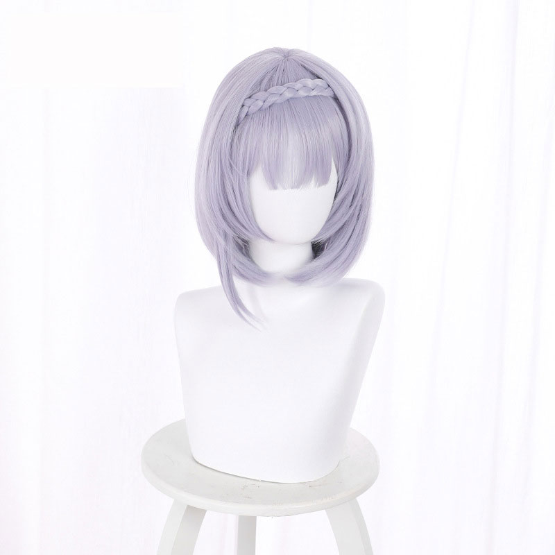 Spiel Genshin Impact Noelle Cosplay Perücke Requisiten synthetisches langes Haar atemberaubende Perücke