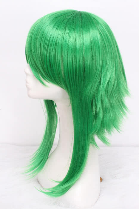 45 cm mittelschweres grünes Cosplay -Percaloid -Gumi Synthetic Anime Hair
