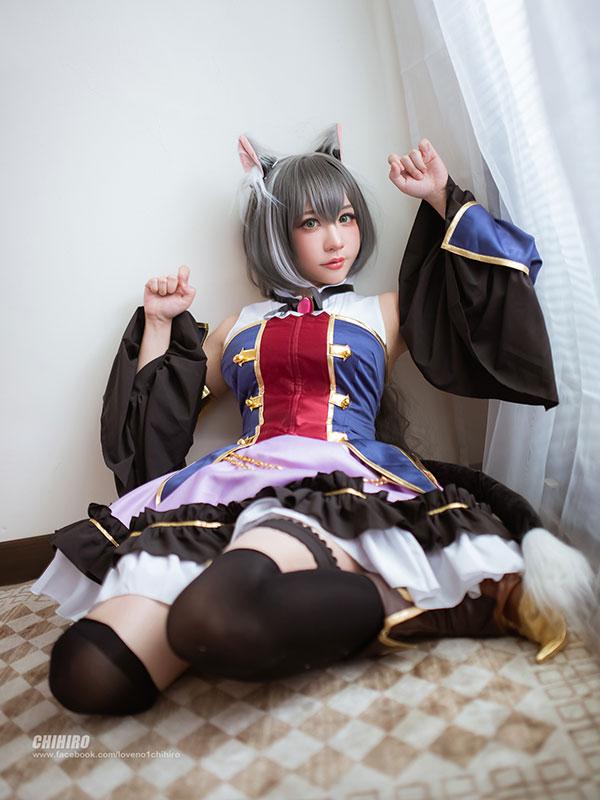 90 cm Prinzessin Connect! reduktion kiruya momochi grau long cosplay isst Perücken