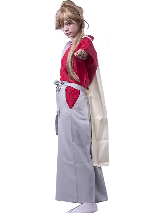 Anime Gintama Okita Sougo Cosplay-Kostüme -Outfit Kimono jeder Größe