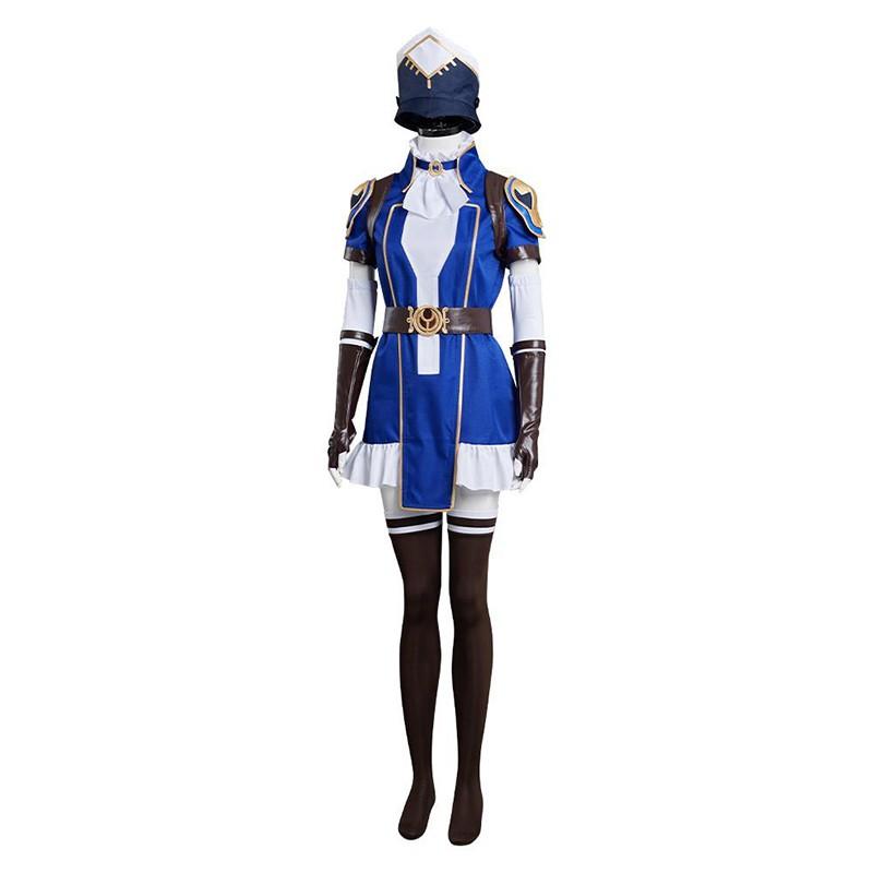 Anime lol Arcane Caitlyn Polizist Cosplay Kostüme