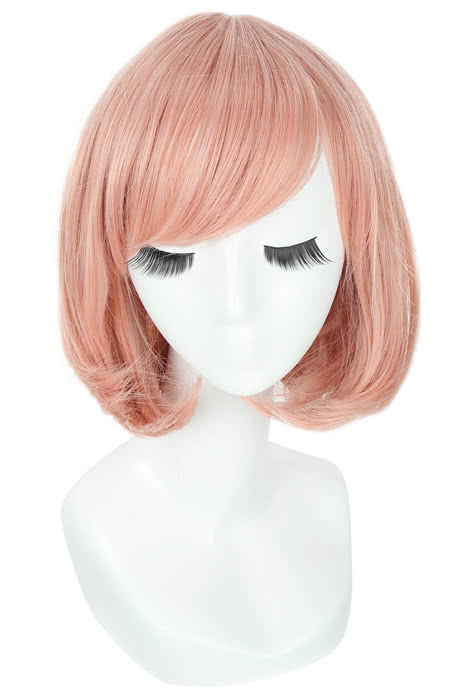Jenseits der Grenze Mirai Kuriyama 30 cm Kurz Cosplay Perücke Pink Women Anime Straight Party Volles Haar