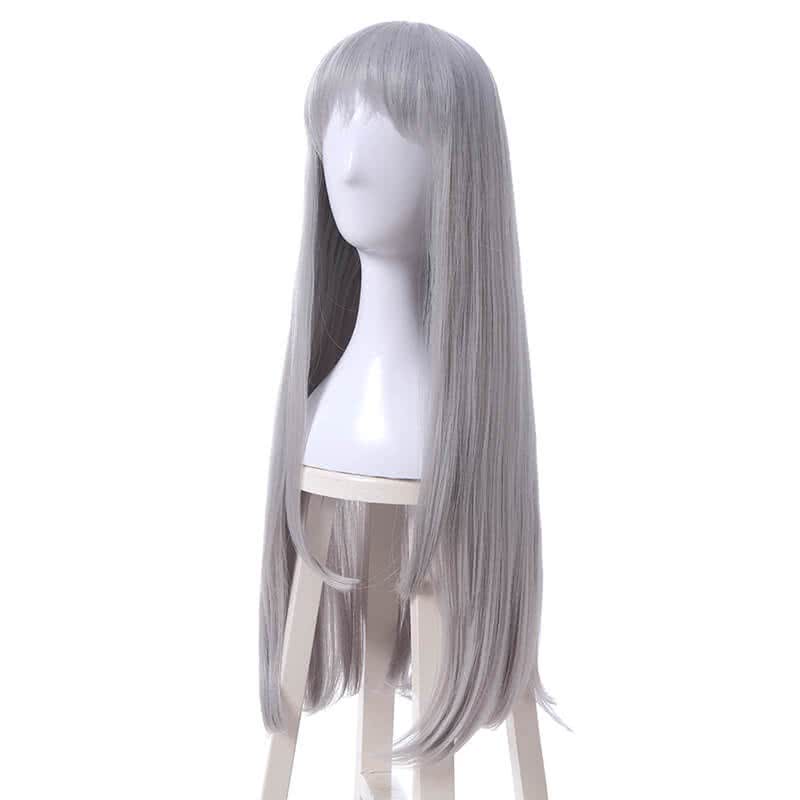 Blend S Hideri Kanzaki Cosplay Perücken silbergrau Langer gerade Anime Synthetic Hair Perücken