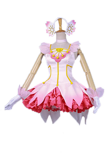 Cardcaptor Sakura Sakura Kinomoto Clear Card Pink Kleid Cosplay Kostüme