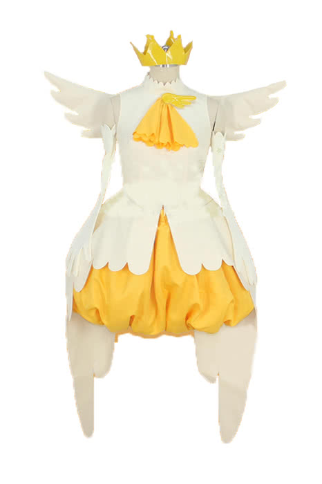 Cardcaptor Sakura Sakura Kinomoto Shapeshift Yellow Dress Cosplay Kostüme