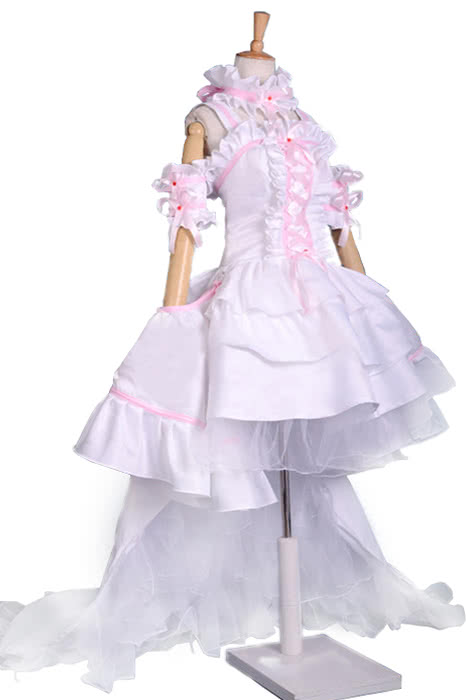 Chobits Chii Cosplay Kostüm Anime Prinzessin Weiß