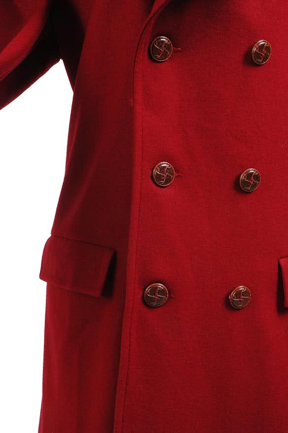 Cosdaddy Cosplay Kostüme Red Long Trench Coat
