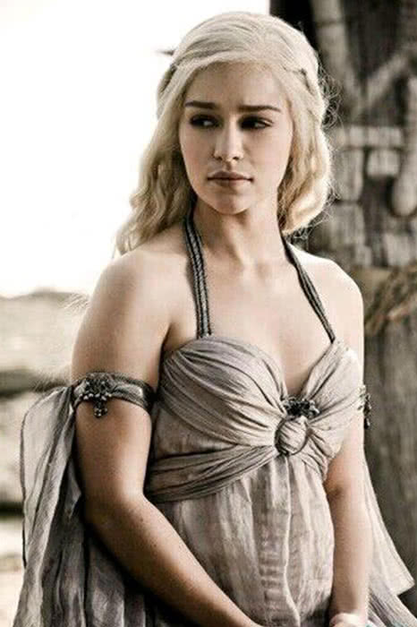 Daenerys Targaryen Grey Dress Cosplay-Kostüme