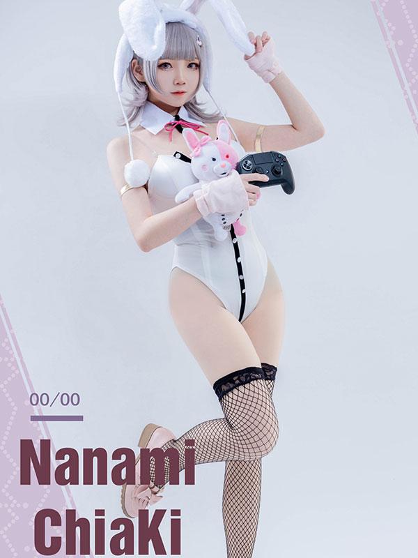 Dangan Ronpa2 Nanami Chiaki Bunny Girl Cospaly Kostüm