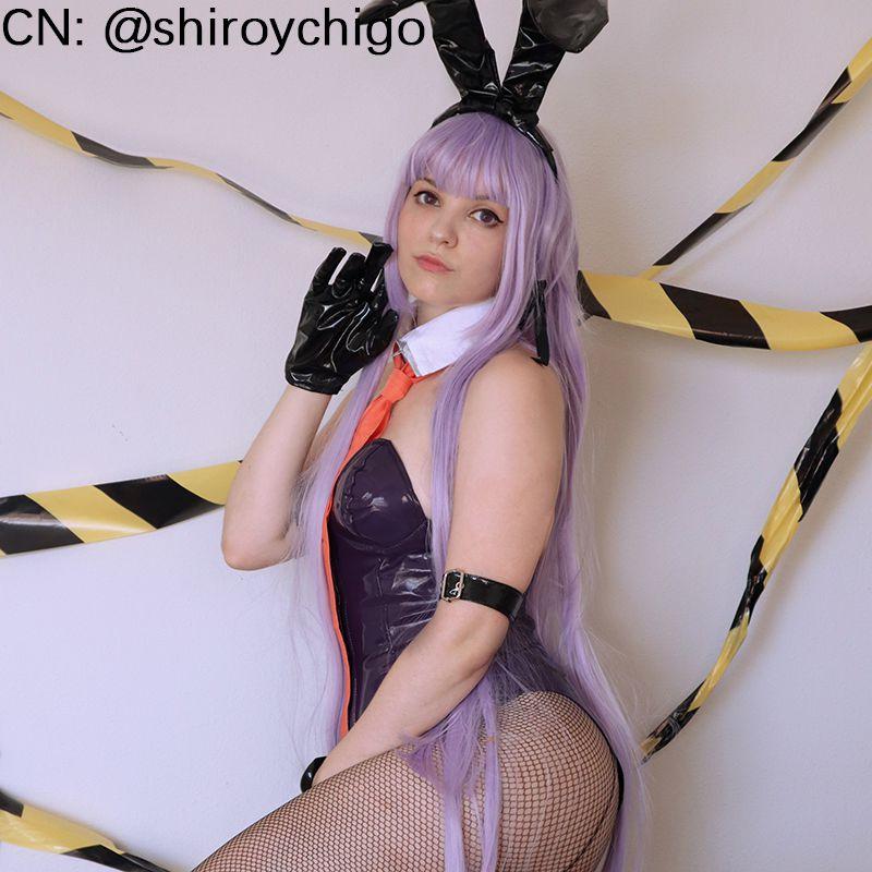 Danganronpa Kyouko Kirigiri Purple Bunny Girl Cosplay Kostüm