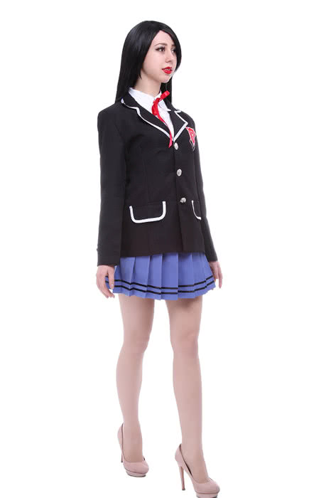 Datum mit einem Live Tokisaki Kurumi School Uniform Cosplay Kostüm