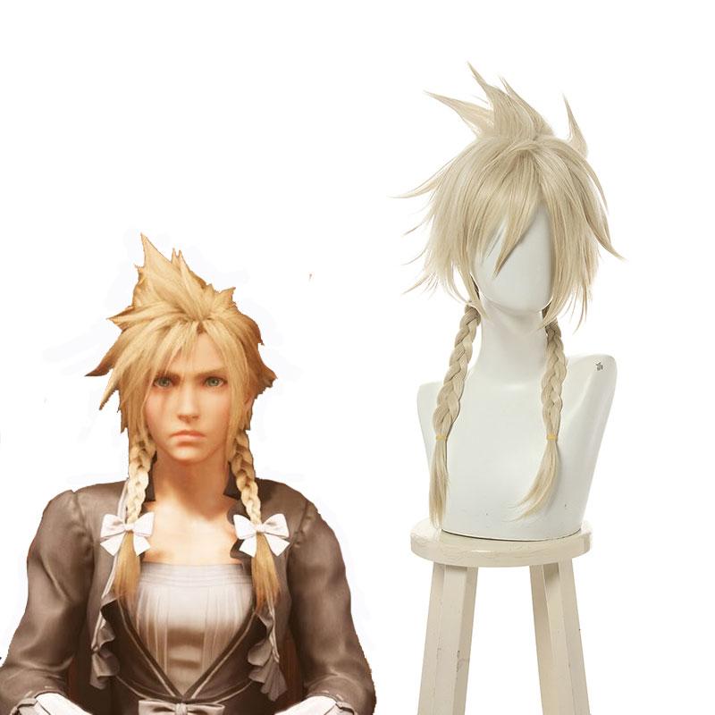 Final Fantasy Cloud Streit Blond Cosplay Perücken 2 Stil