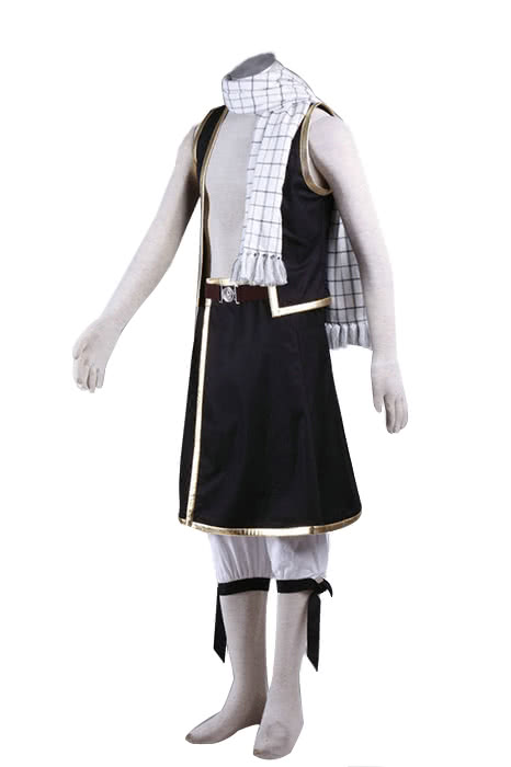 Fairy Tail Natsu Dragneel Cosplay Kostüme schwarzer Anzug 1nd
