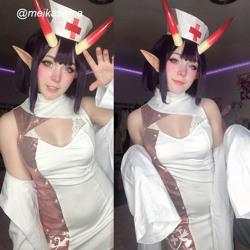 Schicksal/Grand Order Shoten Doji/Ibaraki Douji Krankenschwester Cosplay-Kostüme