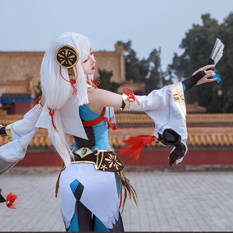 Spiel Genshin Impact Shenhe Shen Li Cosplay Kostüm