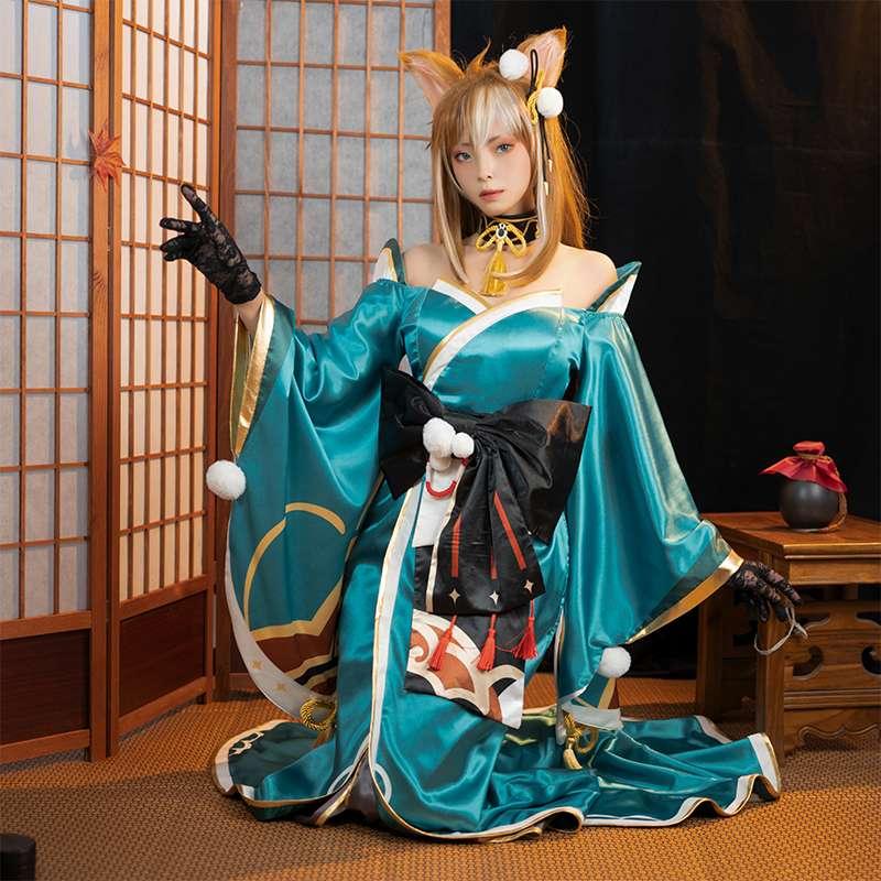 Genshin Impact Hina Gorou Cosplay Kostüm