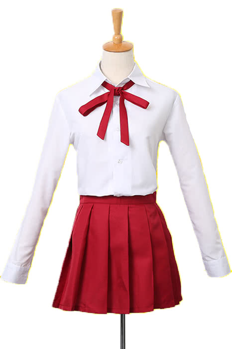 Himouto! Umaru-chan Umaru Doma Red Uniform Stoff Anime Coaplay Kostüme