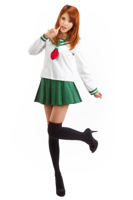 Inuyasha Higurashi Kagome Winter School Uniform Cosplay-Kostüme