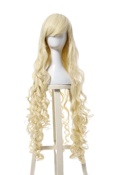 Kagerou -Projekt Marry Kozakura Long Cosplay Perücken blonde wellige Haare