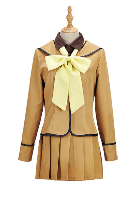 Kamisama Kuss Nanami Momozono Mädchen gelber Anzug Uniform Anime Cosplay Kostüme