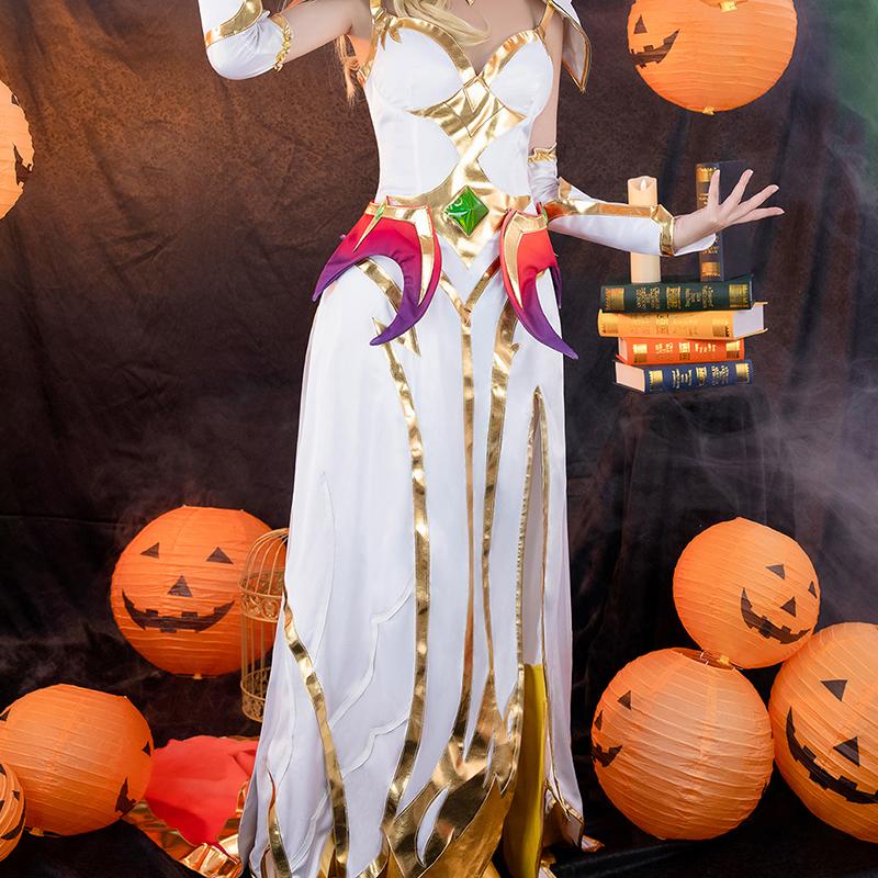 LOL Skins bezaubert Morgana Prestige Edition Halloween Cosplay-Kostüme