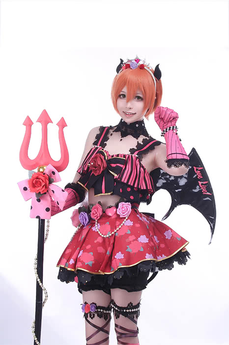 Liebesleben! kleine Teufel Kostüme Rin Hoshizora Anime Cosplay-Kostüme