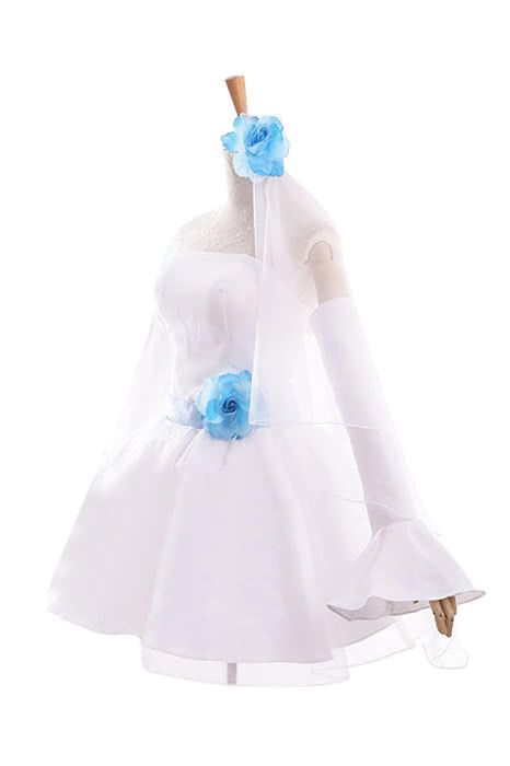 Liebesleben! Umi Sonoda Anime Cosplay Kostüme weiße kleine formelle Kleiderbrautjungfernkleider