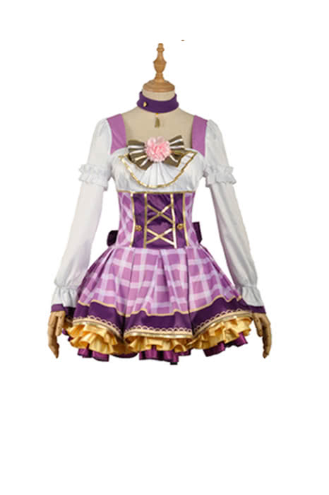Liebe Live Bouquet Awaken Tojo Nozomi Purple Kleider Anime Cosplay Kostüme