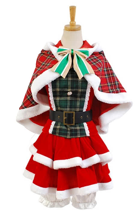 Liebe Live Koizumi Hanayo Weihnachtskleider Cosplay Kostüme