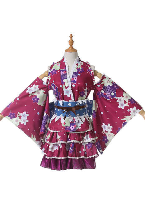 Liebe Live Nozomi Tojo Kimono Anime Cosplay Kostüme