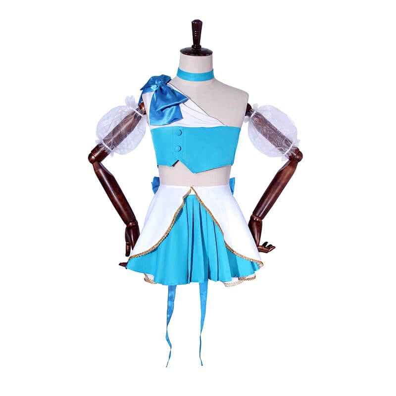 Magisches Mädchen Ore Sakuyo Mikage Blue Uniform Rock Anime Cosplay Kostüme