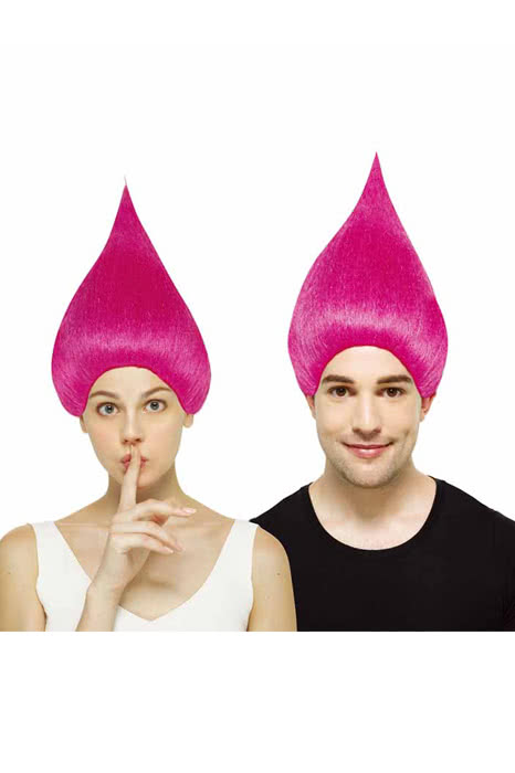 Film Trolls Branch und Poppy 4 Farben Cosplay Hair Short Synthetic Cosplay Perücken