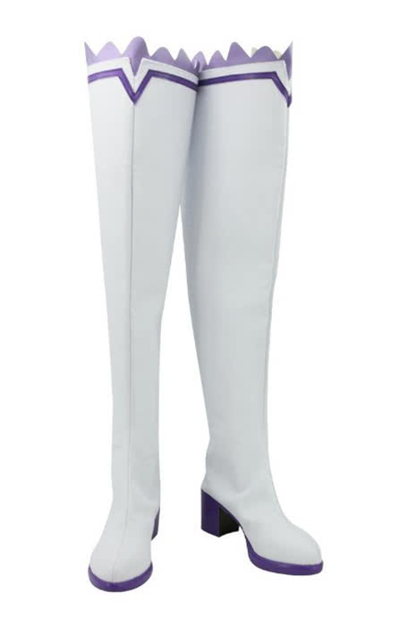 Re: Zero -Start -Leben in einer anderen Welt Emilia Anime Customized Cosplay -Schuhe Lange Stiefel