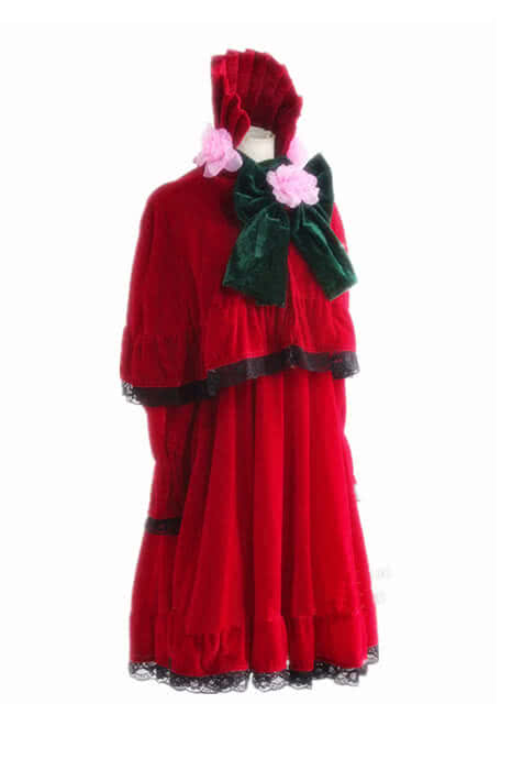 Rozen Maiden Shinku Lolita Red Maid Kleid Cosplay Kostüme