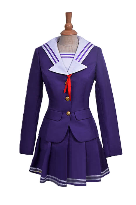 Saekano: Wie man eine langweilige Freundin Utaha Kasumigaoka lila Kleid Anime Cosplay-Kostüme aufwächst