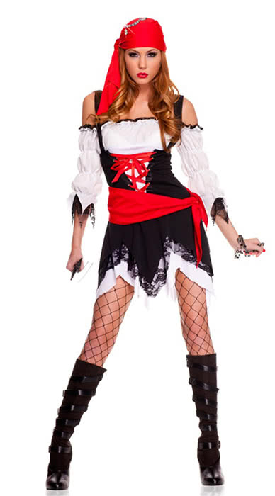 Sexy Hosentenders Pirate Helloween Kostüme Dessous Outfits Cosplay
