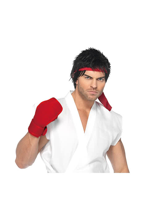 Street Fighter Ryu Cosplay Karate lizenziert Halloween Kostüm