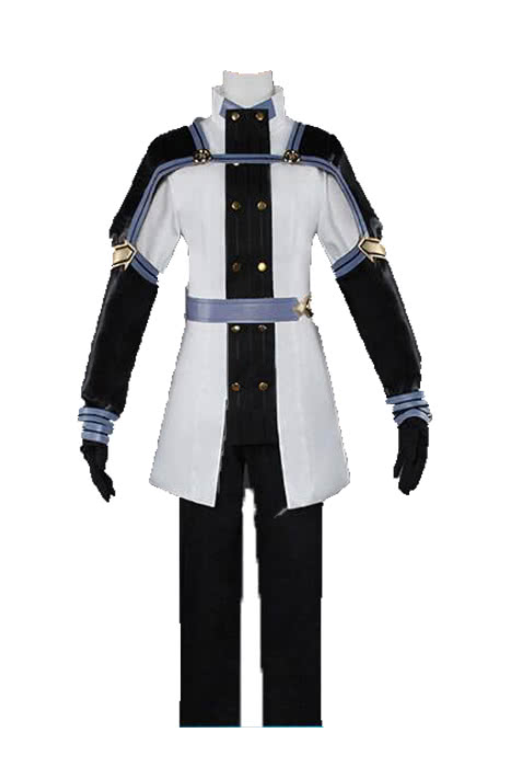 Schwertkunst Online Kirigaya Kazuto Schwarz Weiß Uniform Cosplay Kostüm