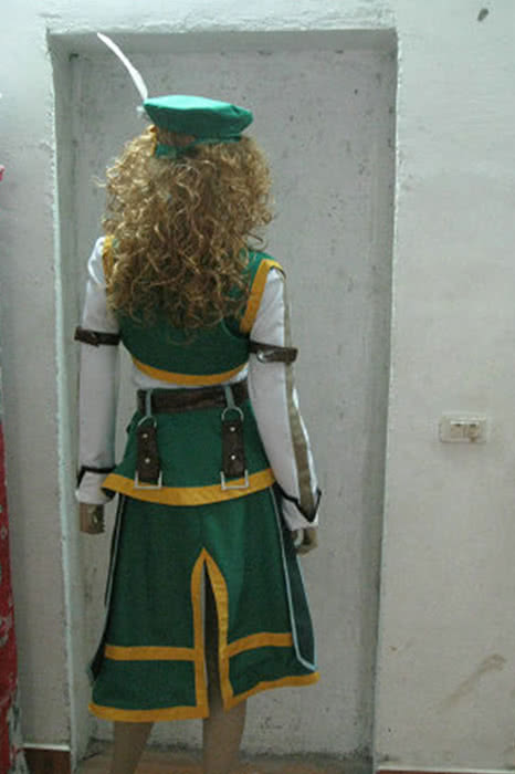 Die Legende von Heroes aiou Leah Green Kleideranzug Cosplay Kostüme