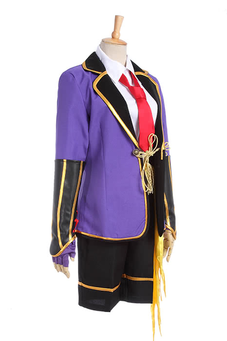 Touken Ranbu Fudou Yukimitsu Purple Battle Anzug Cosplay-Kostüme
