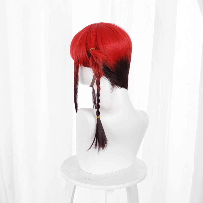 Ssss.dynazenon chise asukagawa wig cosplay accessoire rot