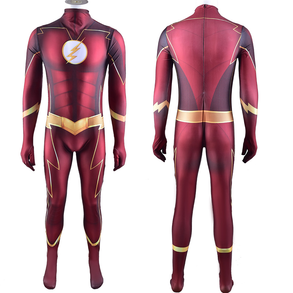 Superhelden Kostüm Lightning Man Cosplay Halloween Herren Bodysuit Overall Erwachsene/Kinder erstellen Ihre eigene heldenhafte Person und fällt auf