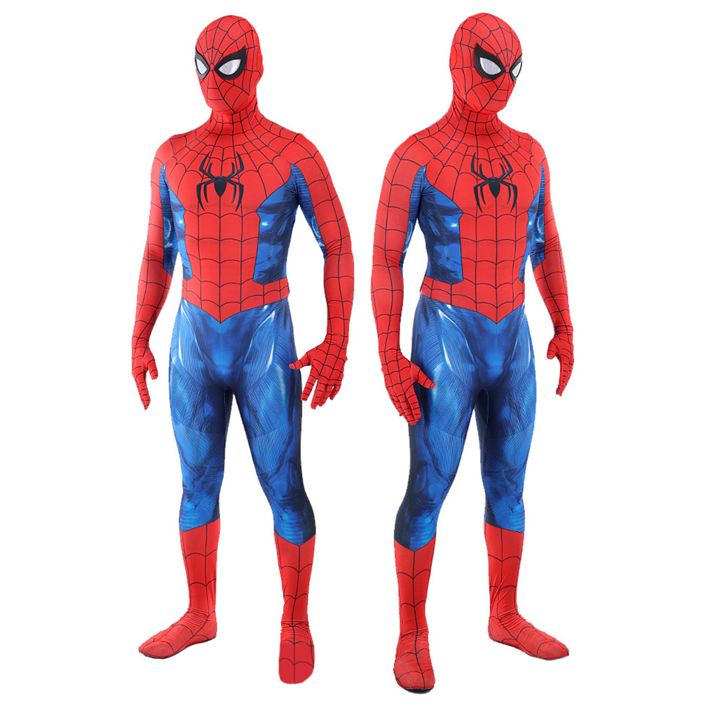 Marvel Classic Superhelden Spider-Man Premium einteilig Zentai Cosplay Kostüm Cosplay Halloween Bodysuit Outfit Erwachsene/Kinder Miles Morales