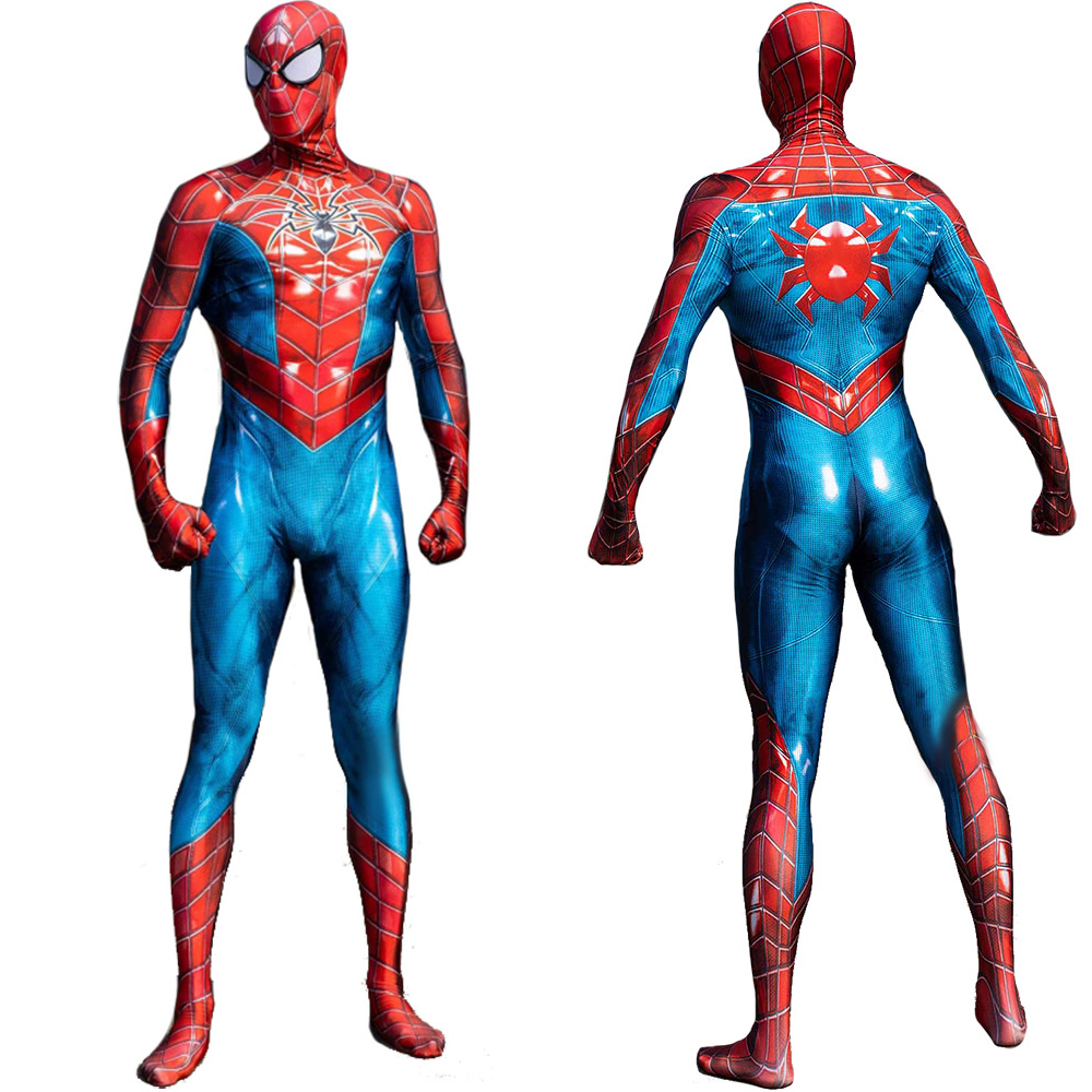 Marvel Superhelden Spider-Man Alle neuen Halloween-Kostüm Zentai Cosplay Kostüme Erwachsene Nummer BodySuits Jumpsuit Outfit für Erwachsene/Kinder