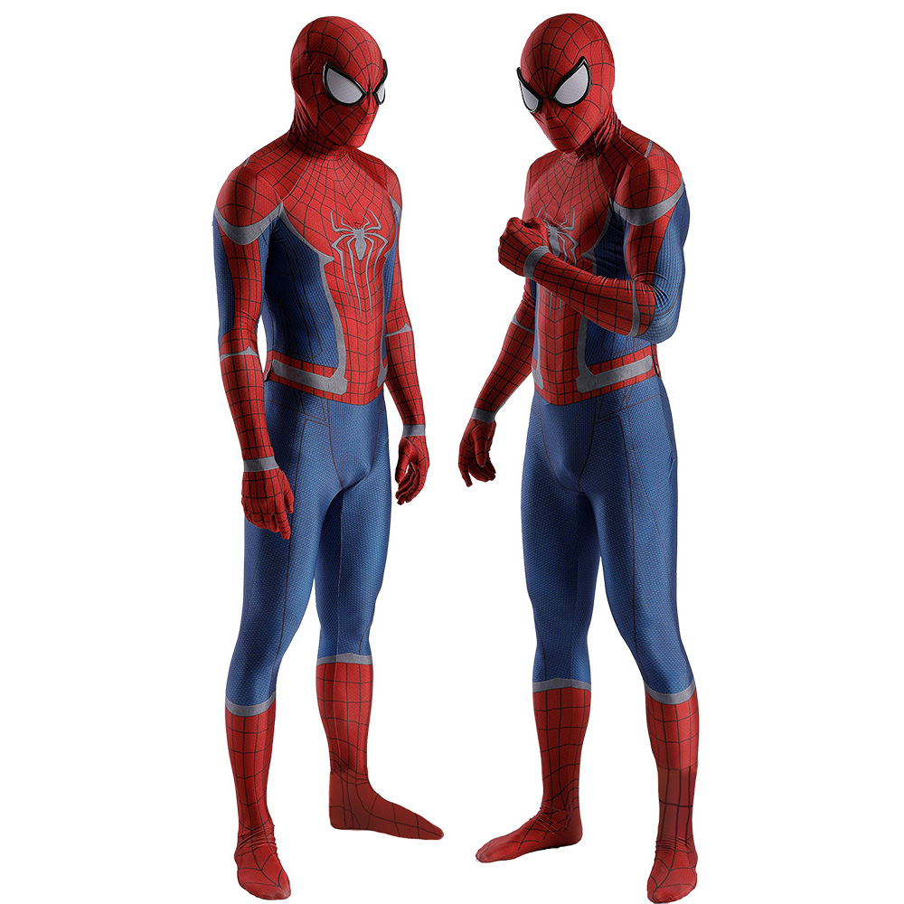 Marvel Civil War Tasm2 Der erstaunliche Spider-Man Superhelden-Cosplay-Kostüme für Erwachsene/Kinder Halloween-Bodys Kreative Kostüme für Halloween-Party-Geburtstagsgeschenke
