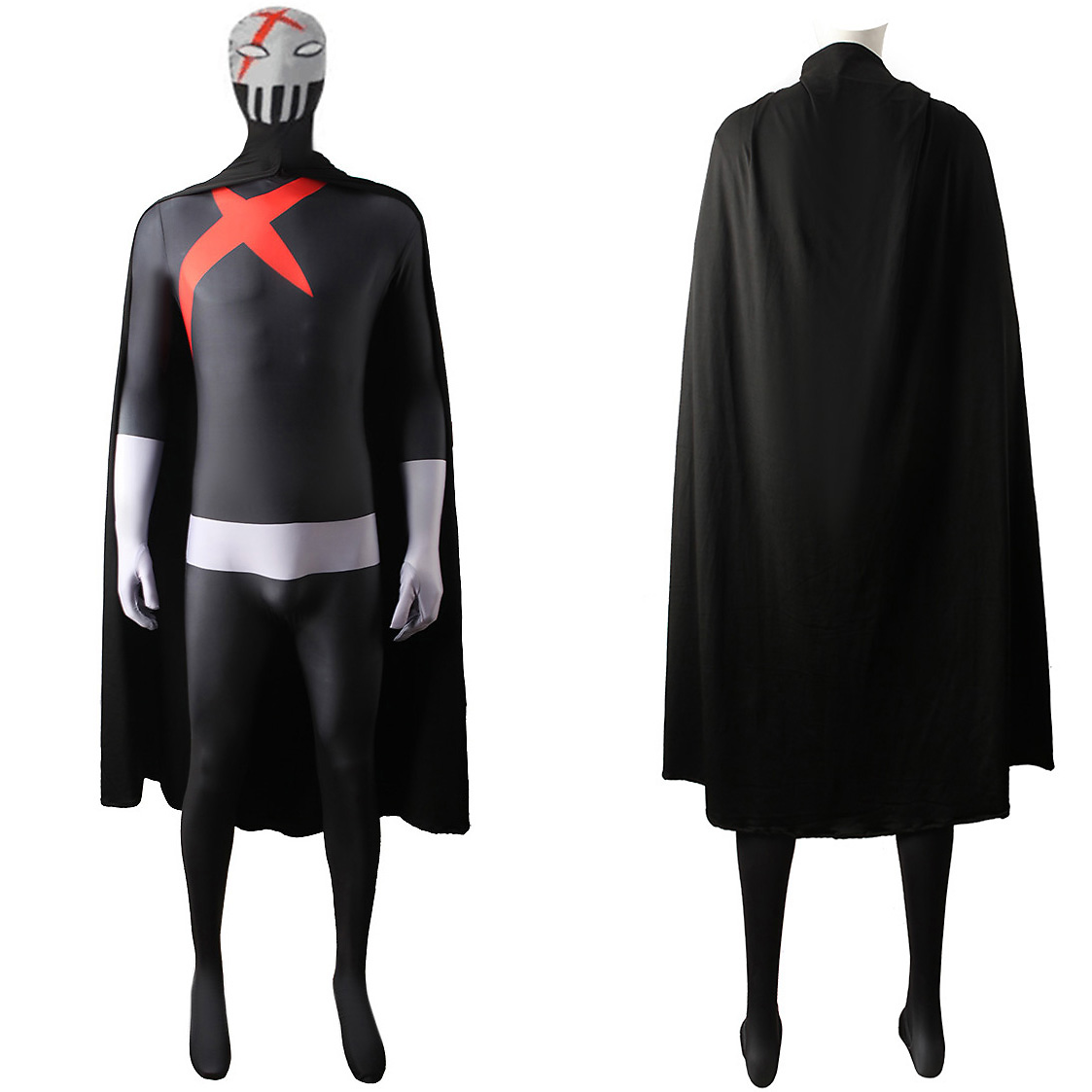 New Comic Boy Titan Red X Hero Einköpfig COS Kostüm Cosplay Halloween BodySuit Outfit Erwachsene/Kinder kreative Strumpfhosen Jumpsuit Outfit
